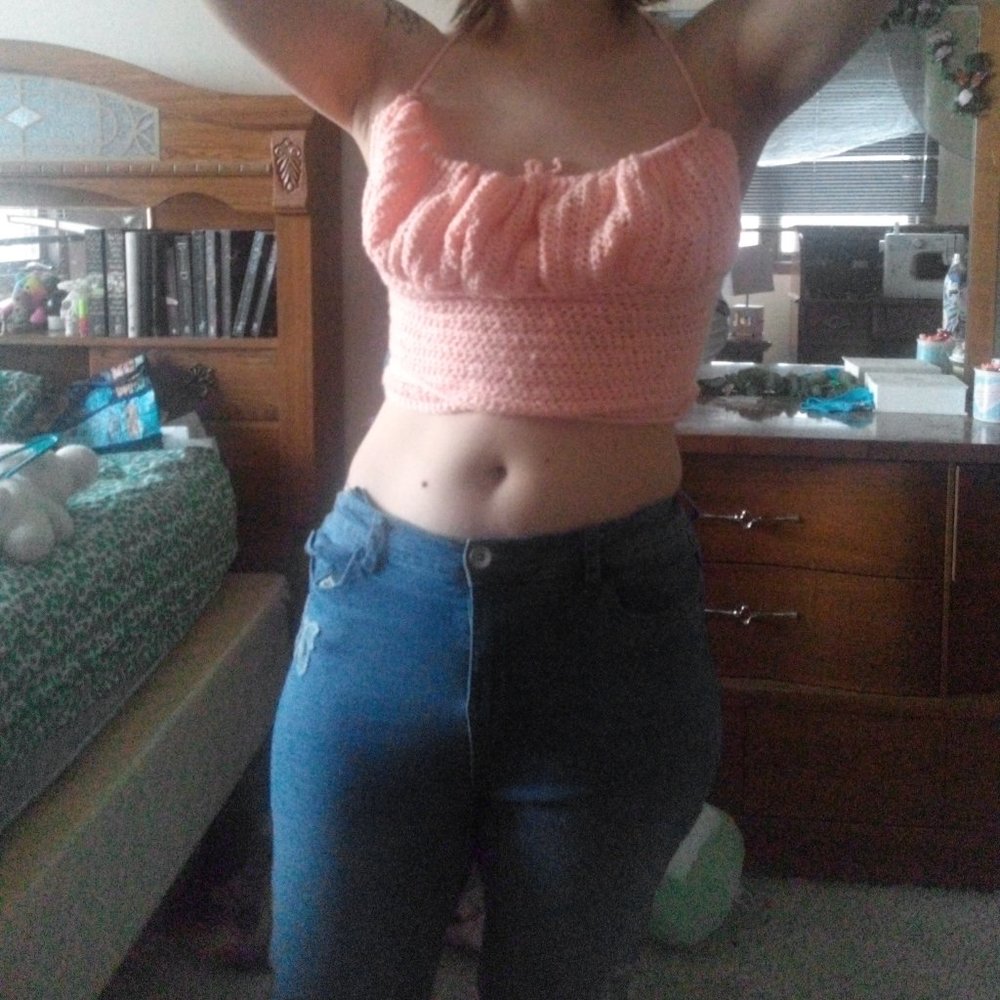 Crochet Milkmaid Halter Top